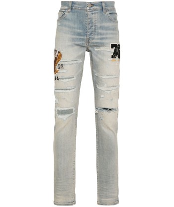 Logo Appliqué Skinny Jeans de pas cher