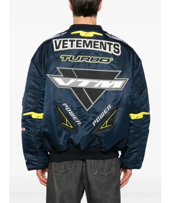 Logo Appliqué Bomber Jacket la livraison gratuite