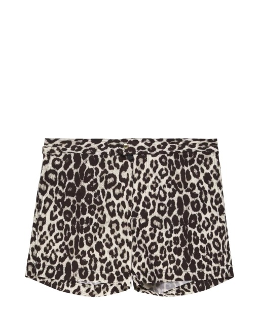 Leopard Print Swim Shorts pas chere