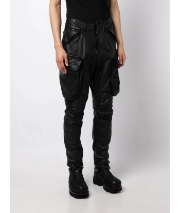 Leather Tapered Leg Cargo Pants store