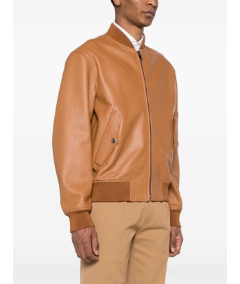 Leather Bomber Jacket store