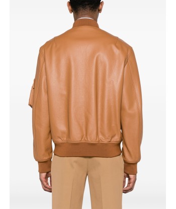 Leather Bomber Jacket store