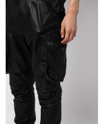 Leather Tapered Leg Cargo Pants store