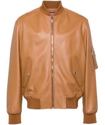 Leather Bomber Jacket store