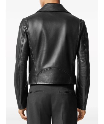 Leather Biker Jacket de pas cher