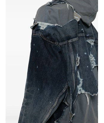 Layered Denim Hooded Jacket En savoir plus