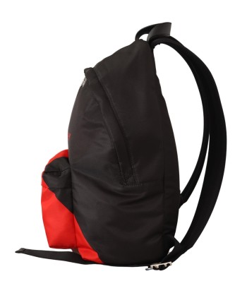 Sleek Urban Backpack in Black and Red basket pas cher