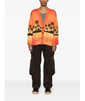 Kerala Sunset Intarsia Knit Cardigan plus qu'un jeu 