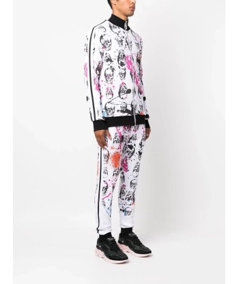 Skull Print Tracksuit Set Fin de série