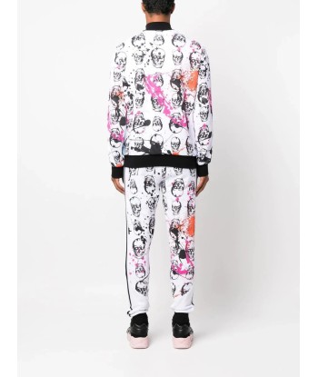 Skull Print Tracksuit Set Fin de série