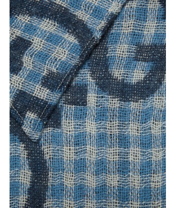 Jumbo GG Checked Wool Shirt Jusqu'à 80% De Réduction