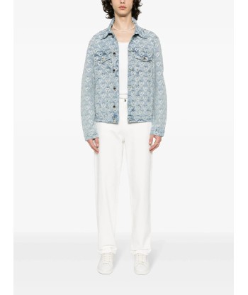 Jaquard Denim Jacket destockage