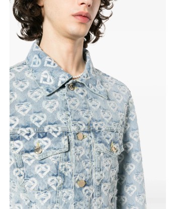 Jaquard Denim Jacket destockage