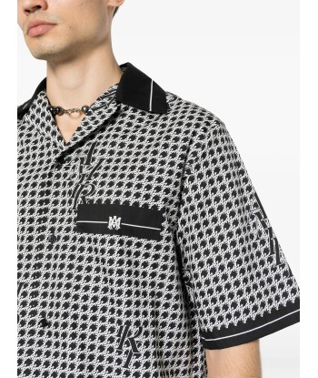 Houndstooth Pattern Shirt ou a consommer sur place