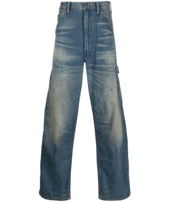 High Rise Straight Leg Jeans la colonne vertébrale