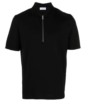 Half Zip Cotton Polo Shirt en linge