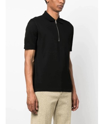 Half Zip Cotton Polo Shirt en linge