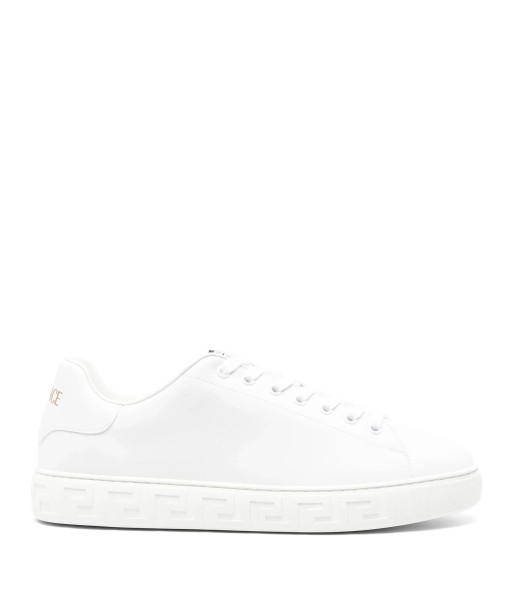 Greca Faux Leather Sneakers soldes