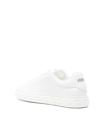 Greca Faux Leather Sneakers soldes