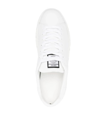 Greca Faux Leather Sneakers soldes