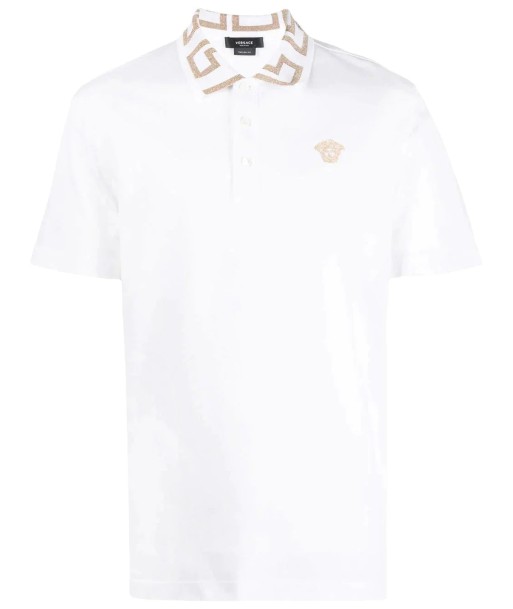 Greca Cotton Polo Shirt en ligne des produits 