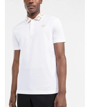 Greca Cotton Polo Shirt en ligne des produits 