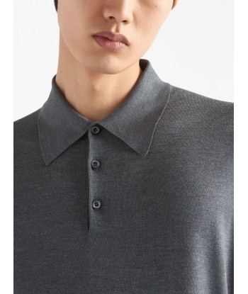 Silk Short Sleeve Polo Shirt Dans la société mordern