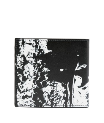 Graffiti Print Leather Wallet pour bénéficier 