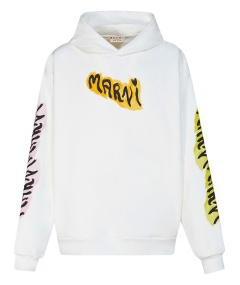 Graffiti Print Cotton Hoodie prix pour 