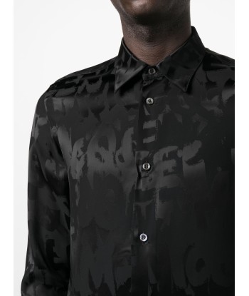 Graffiti Logo Jacquard Shirt en ligne des produits 