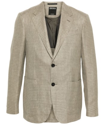 Gingham Single Breasted Blazer votre