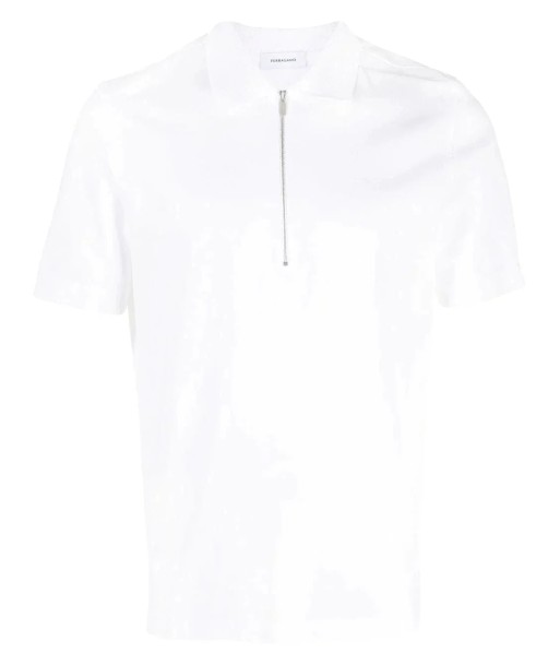 Short Zip Cotton Polo Shirt sur le site 