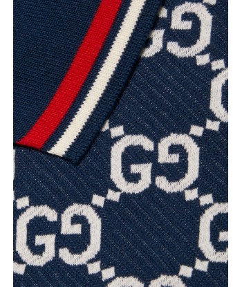 GG Jacquard Cotton Polo Shirt à prix réduit toute l'année