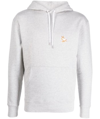 Fox Embroidered Cotton Hoodie hantent personnes