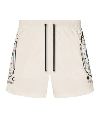 Fortune Logo Print Swimming Trunks ou a consommer sur place