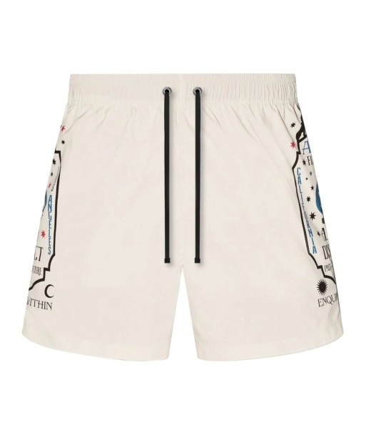 Fortune Logo Print Swimming Trunks ou a consommer sur place