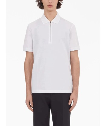 Short Zip Cotton Polo Shirt sur le site 