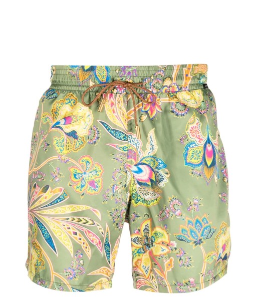 Flower Print Swim Shorts Venez acheter