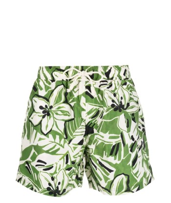 Floral Print Drawstring Swim Shorts de technologie