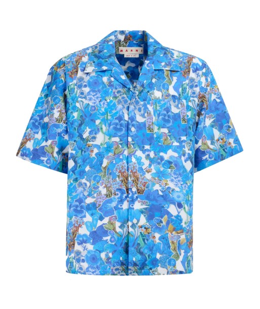 Floral Print Cotton Shirt JUSQU'A -70%! 