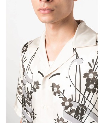 Floral Print Silk Shirt est présent 