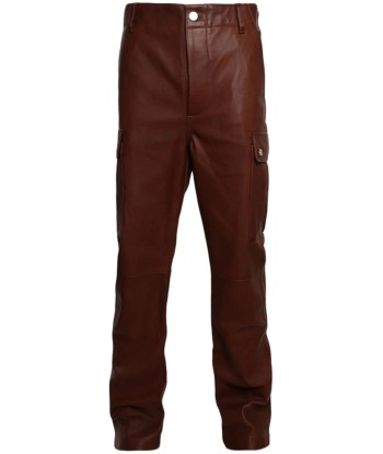 Flared Leather Cargo Pants 50-70% off 