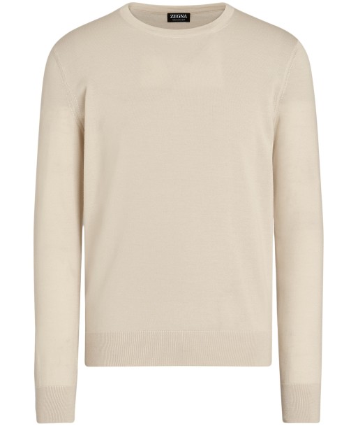 Fine Knit Crew Neck Jumper meilleur choix