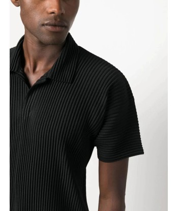 Short Sleeved Pleated Polo Shirt l'évolution des habitudes 