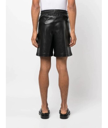 Faux Leather Track Shorts Comparez et commandez 