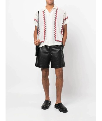 Faux Leather Track Shorts Comparez et commandez 