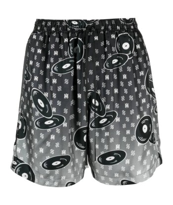 Falling Records Silk Shorts en ligne des produits 