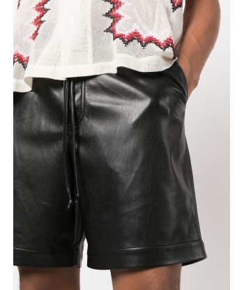 Faux Leather Track Shorts Comparez et commandez 