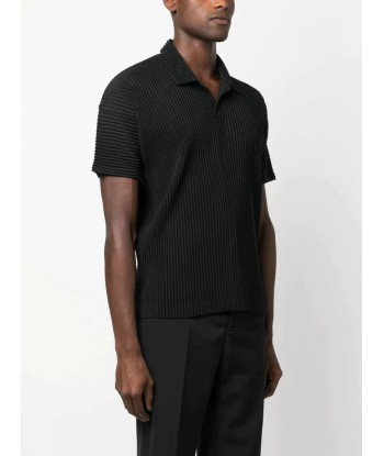 Short Sleeved Pleated Polo Shirt l'évolution des habitudes 