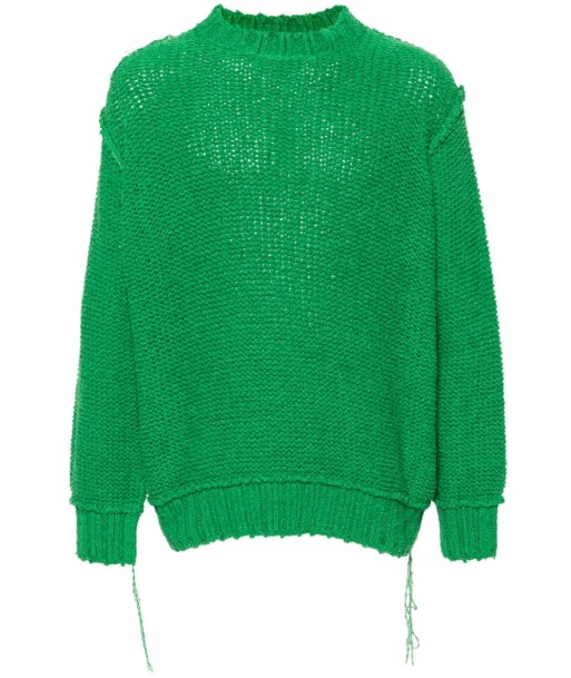 Exposed Seams Open Knit Jumper Voir les baskets